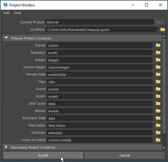Neues Projekt anlegen